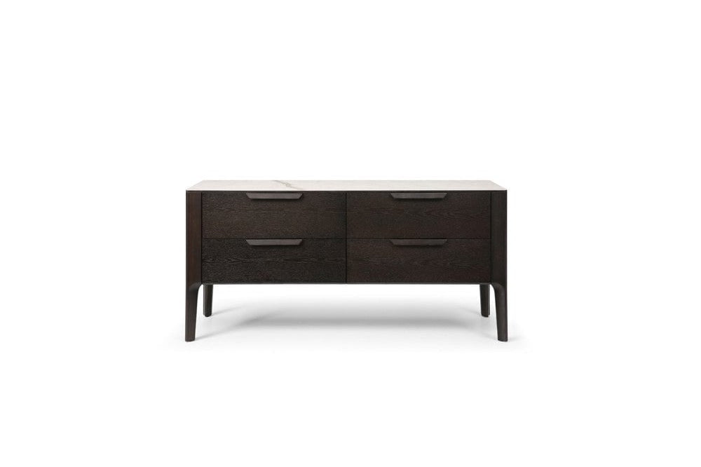Palmetto Dark Oak & Ceramic Chest of Drawers by Tommy Franks