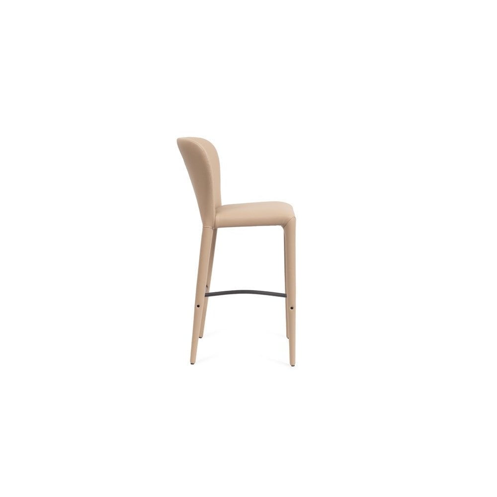 Sarzana Dark Marble Bar Stool by Tommy Franks