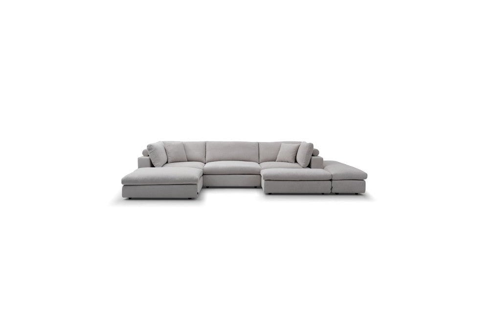 Blanco 6 Piece Cool Grey Modular Sofa by Tommy Franks