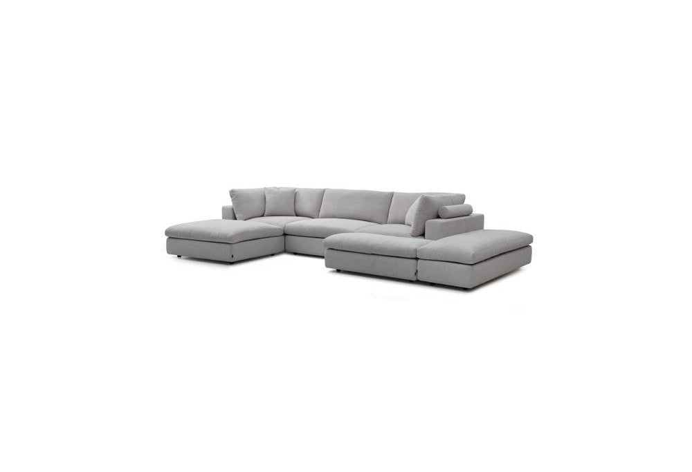 Blanco 6 Piece Cool Grey Modular Sofa by Tommy Franks