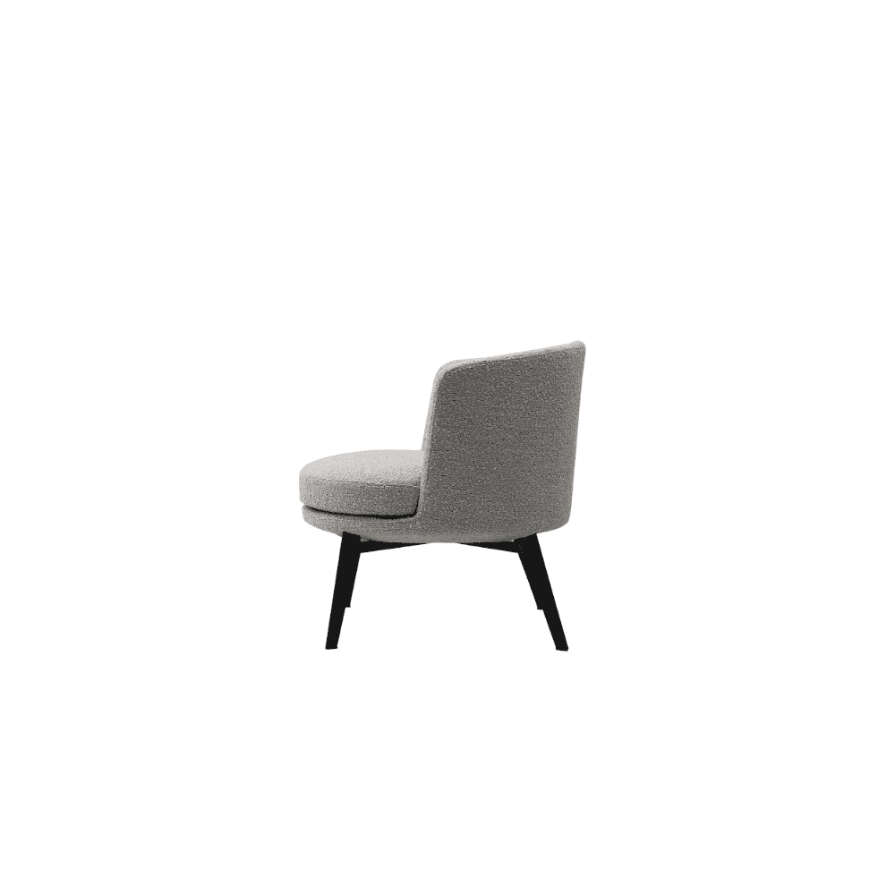 Preston Bouclé Steam Lounge Chair by Tommy Franks