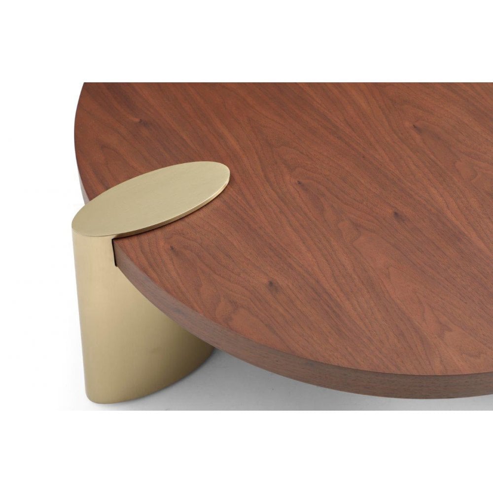 Amara Small Dark Walnut Coffee Table by Tommy Franks