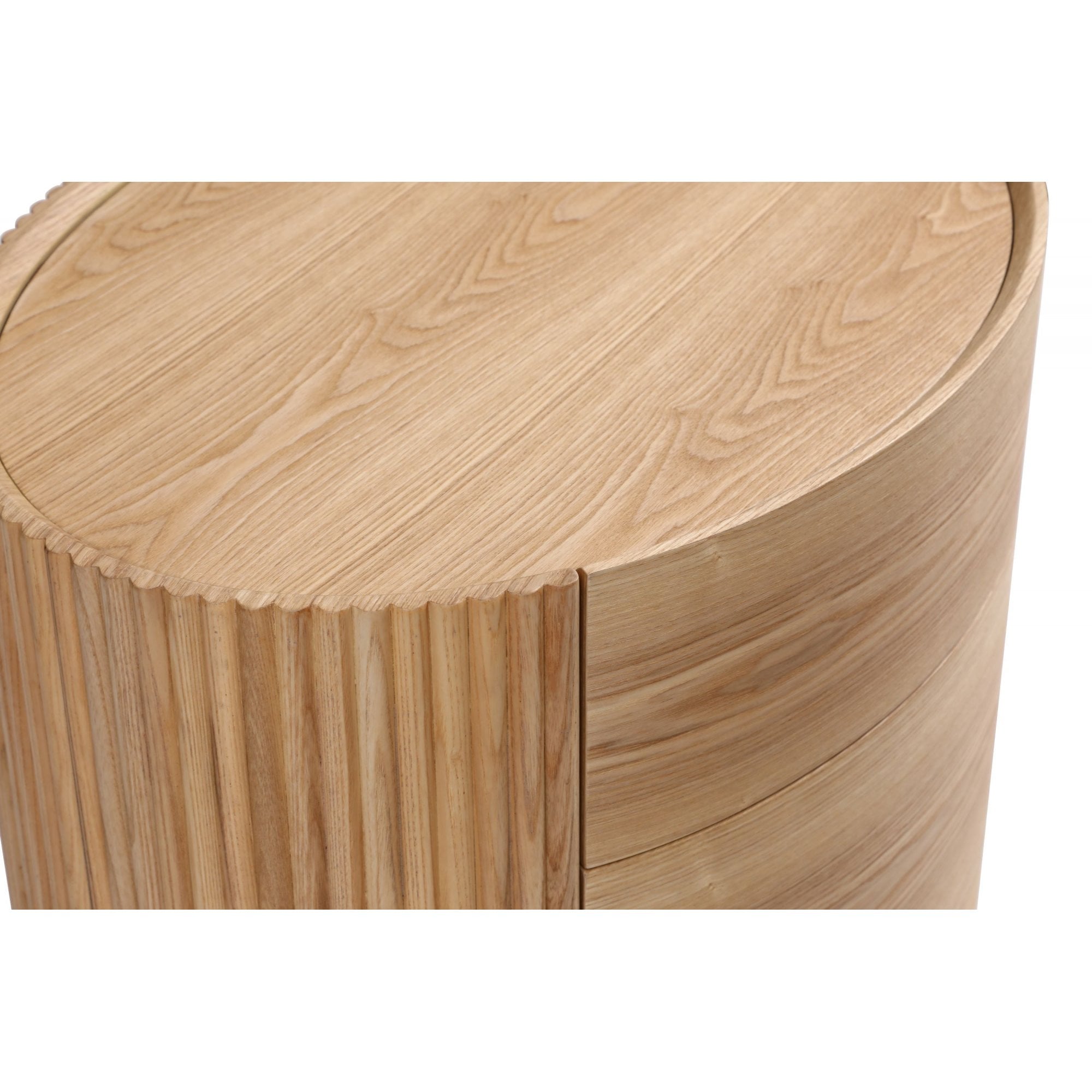Lantine Ash Oak Bedside Table by Tommy Franks