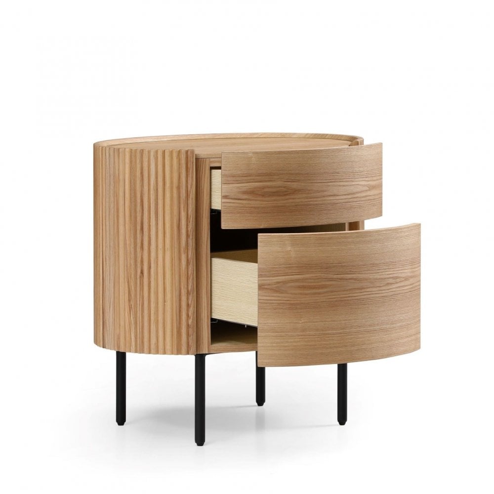 Lantine Ash Oak Bedside Table by Tommy Franks