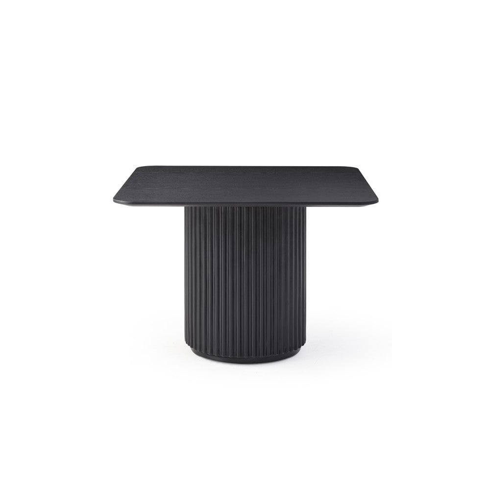 Lantine Black Oak & Lacquer Side Table by Tommy Franks