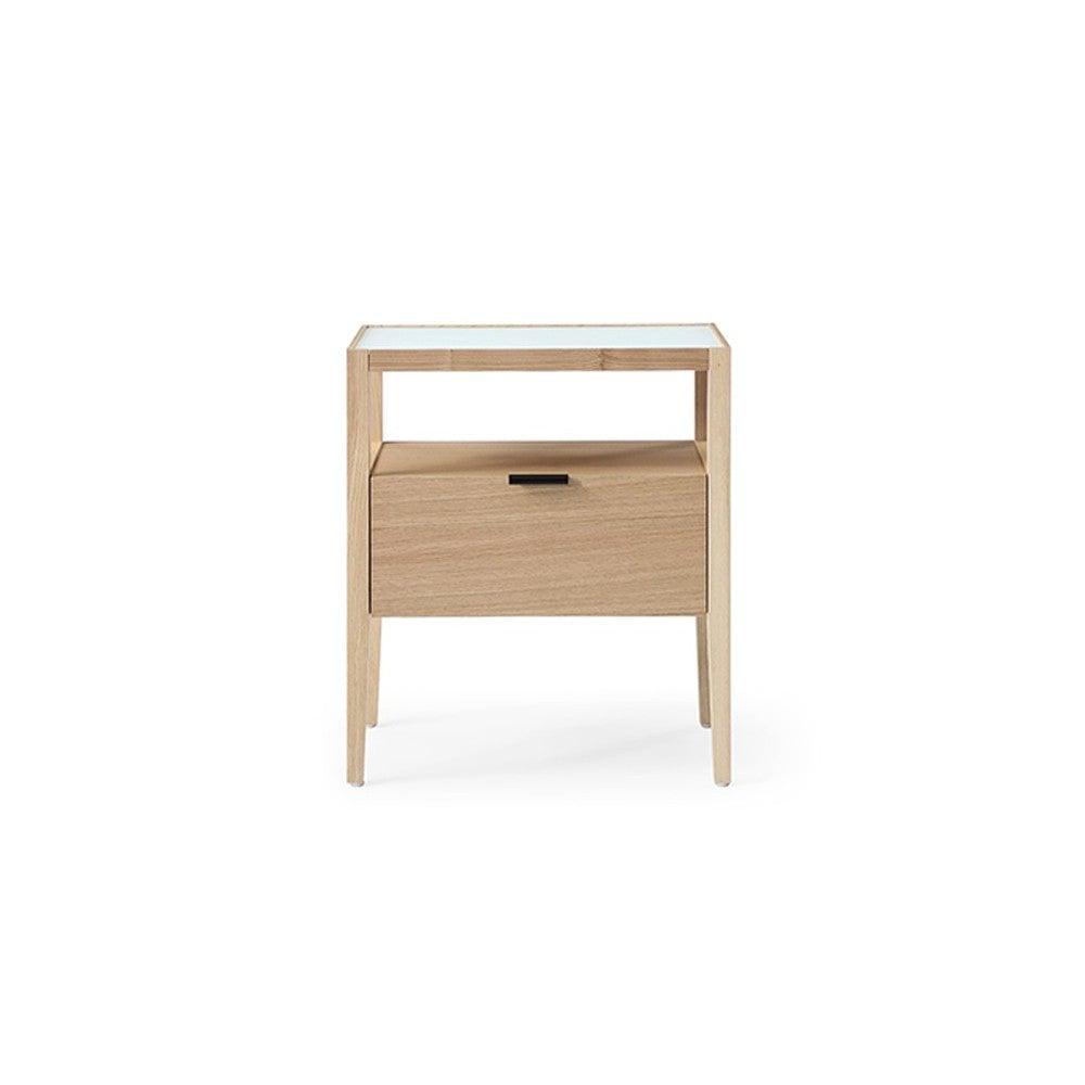 Grafiato Bedside Table - One Drawer by Tommy Franks