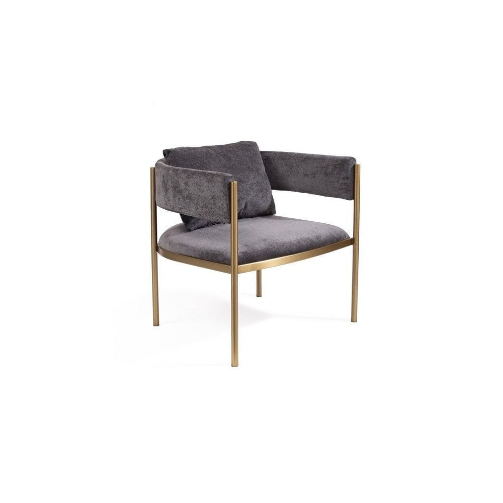 Envie Dark Charcoal Lounge Chair by Tommy Franks