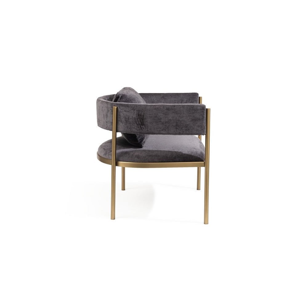 Envie Dark Charcoal Lounge Chair by Tommy Franks