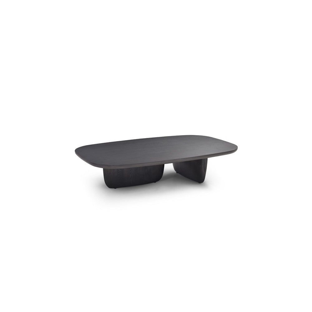 Amelia Smoked Oak Wood Coffee Table by Tommy Franks