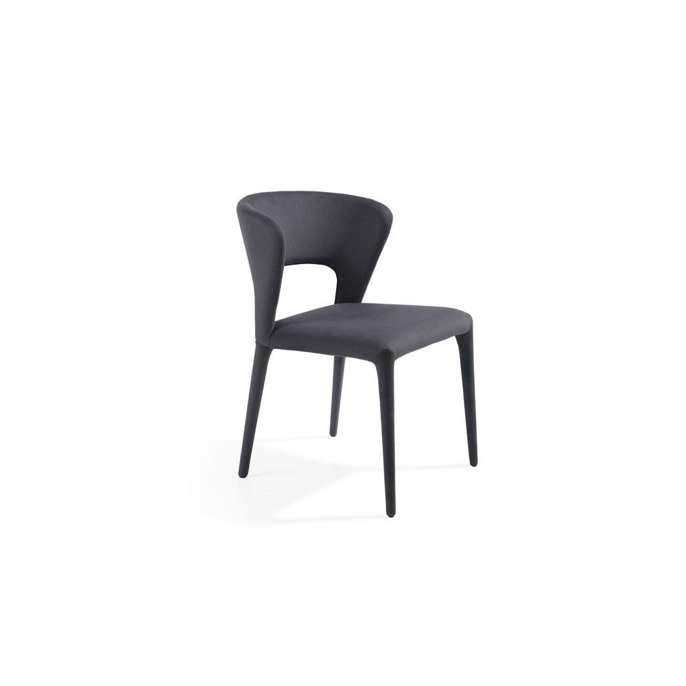Pari I Luxe Cinder Grey Dining Chair Set of 2 by Tommy Franks