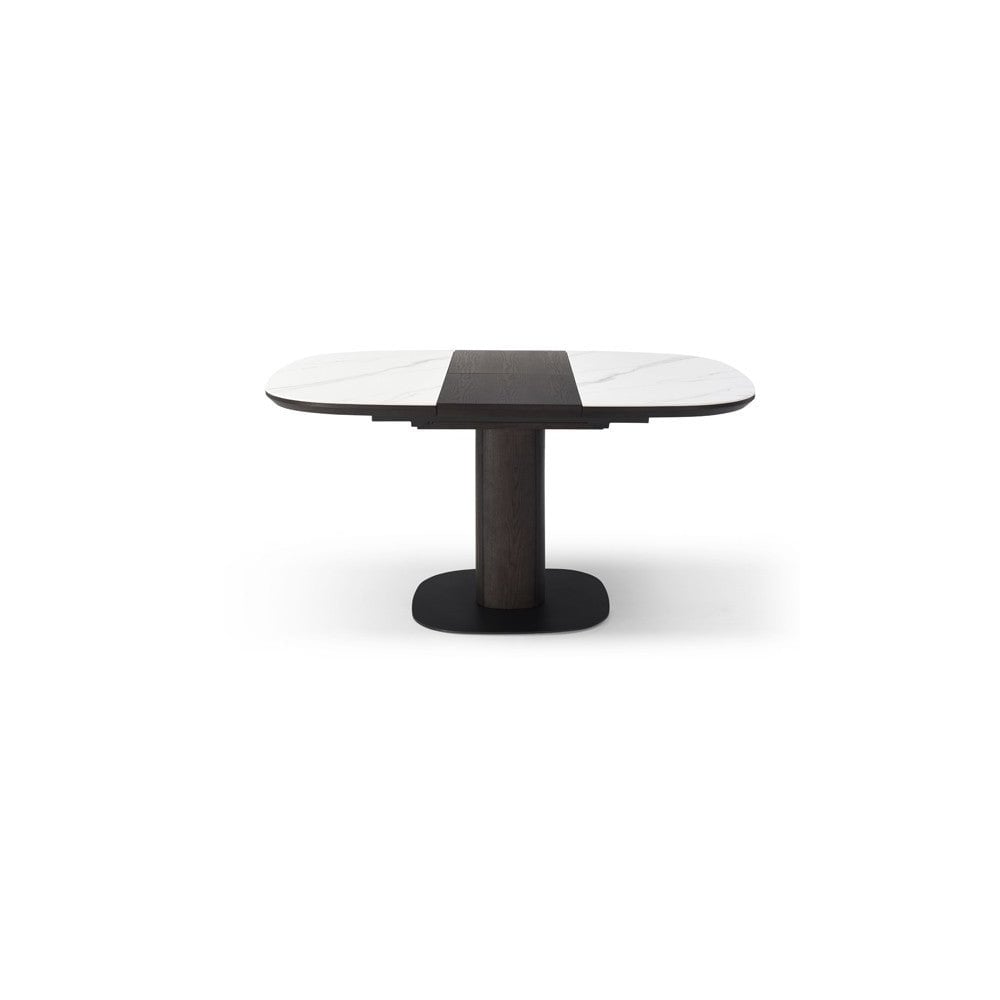 Vita White Ceramic Extension Dining Table by Tommy Franks