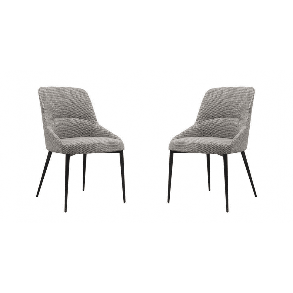 Frida II Prague Weave Dining Chair Set of 2 by Tommy Franks