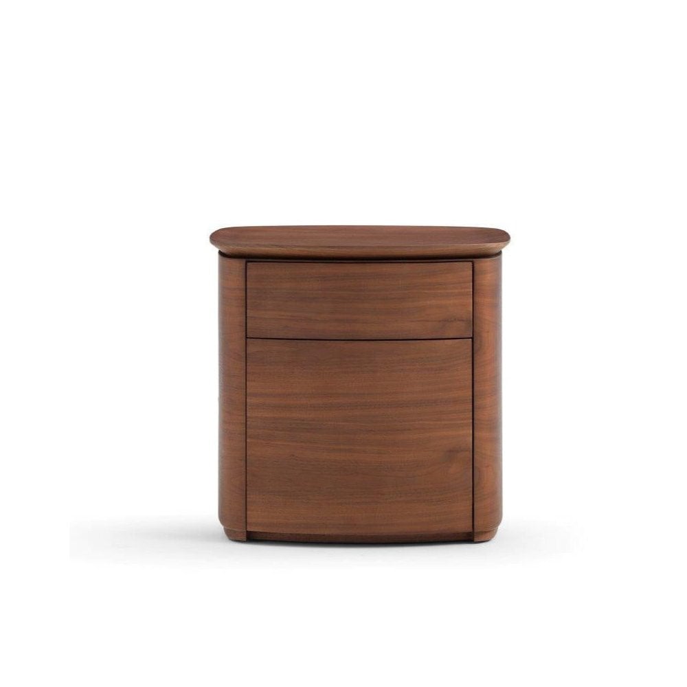 Blade Dark Walnut Bedside Table by Tommy Franks