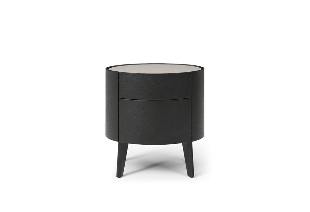 Weston Black Bedside Table by Tommy Franks