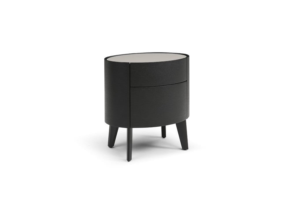 Weston Black Bedside Table by Tommy Franks