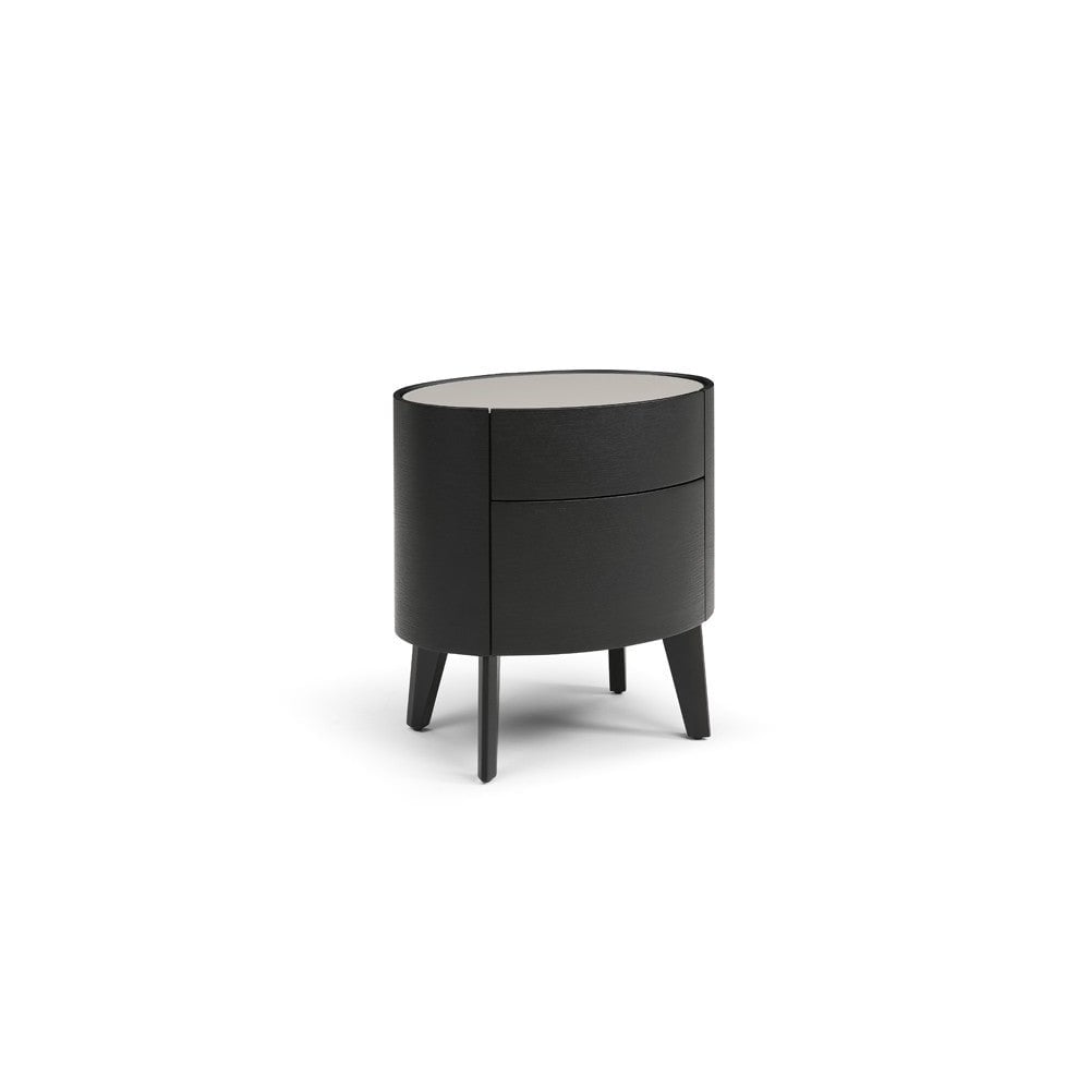 Weston Black Bedside Table by Tommy Franks