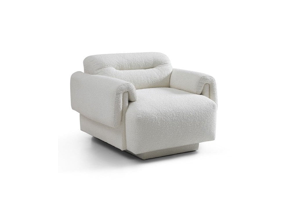 Frankie Polar Bouclé 1-Seater Sofa by Tommy Franks