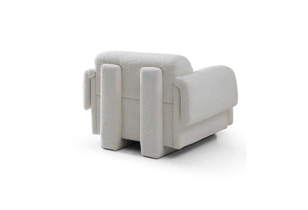 Frankie Polar Bouclé 1-Seater Sofa by Tommy Franks
