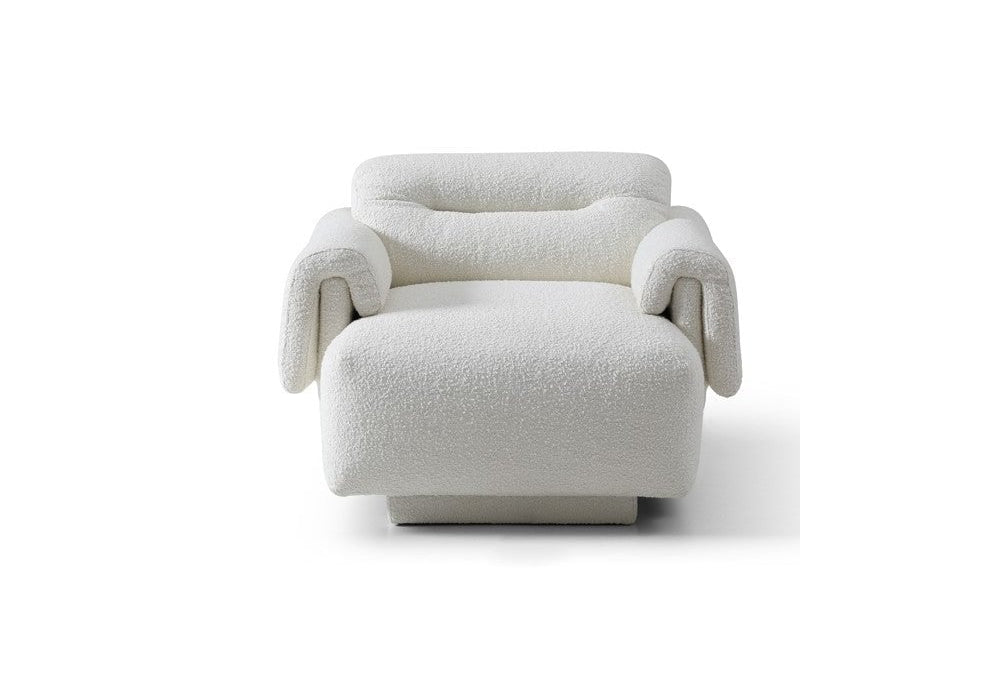 Frankie Polar Bouclé 1-Seater Sofa by Tommy Franks