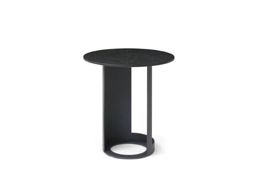 Alban Matte Black Side Table by Tommy Franks