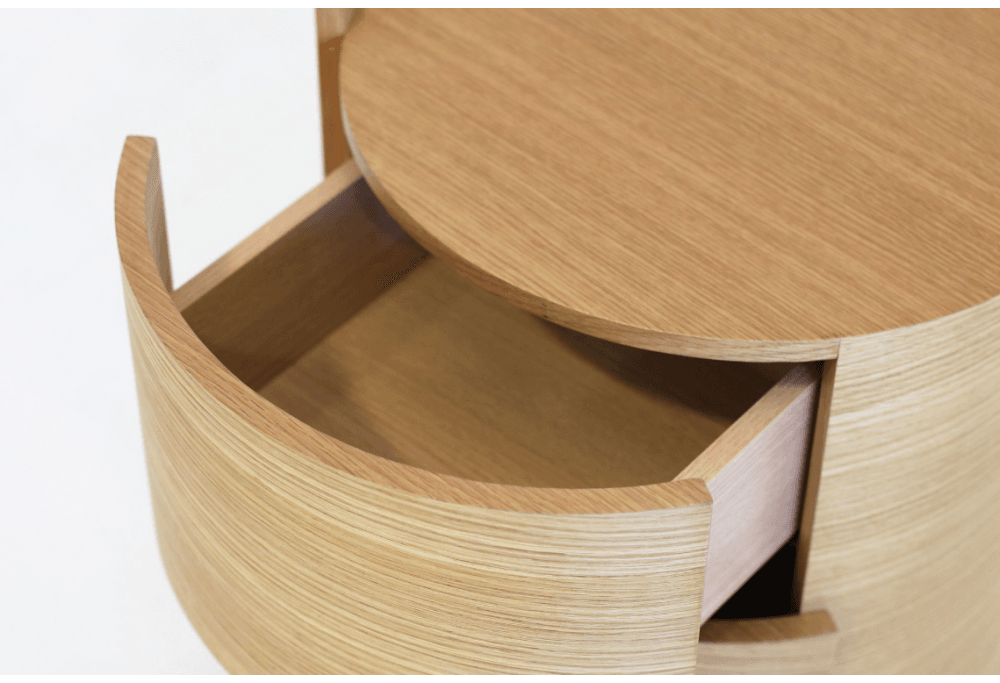 Dexter Ash Oak Pair of Bedside Tables by Tommy Franks