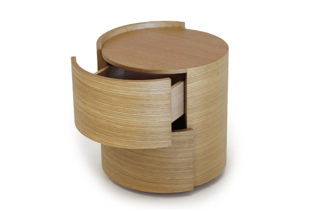 Dexter Ash Oak Pair of Bedside Tables by Tommy Franks