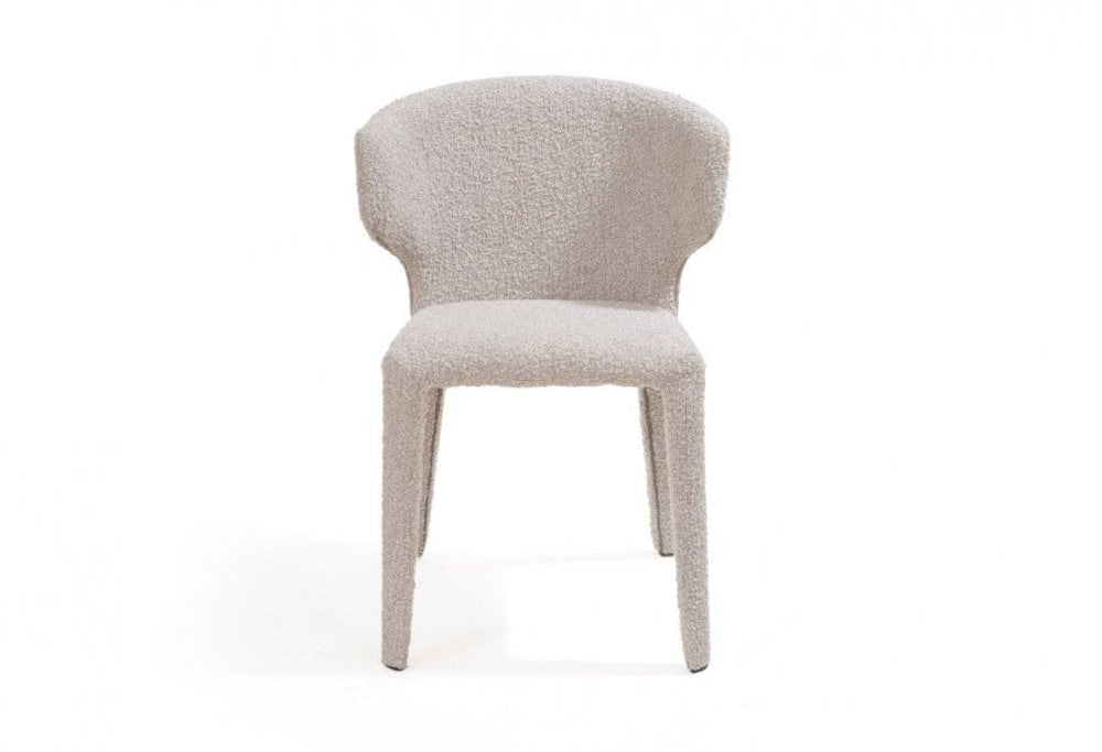 Vela Steam Bouclé Dining Chair by Tommy Franks