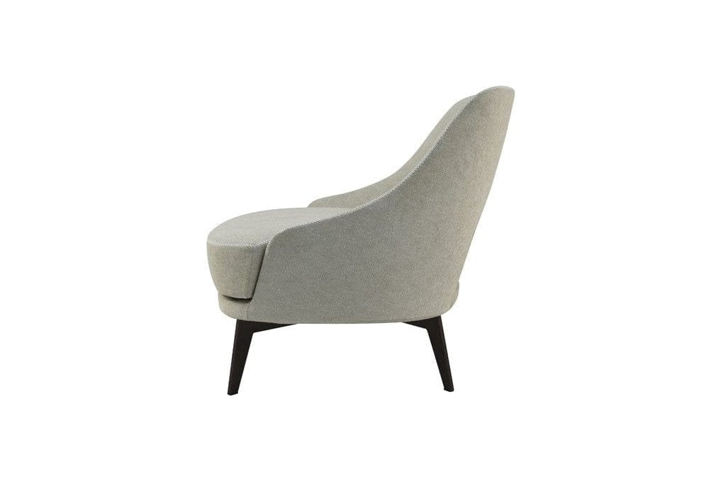 Verna Cream Lounge Chair by Tommy Franks