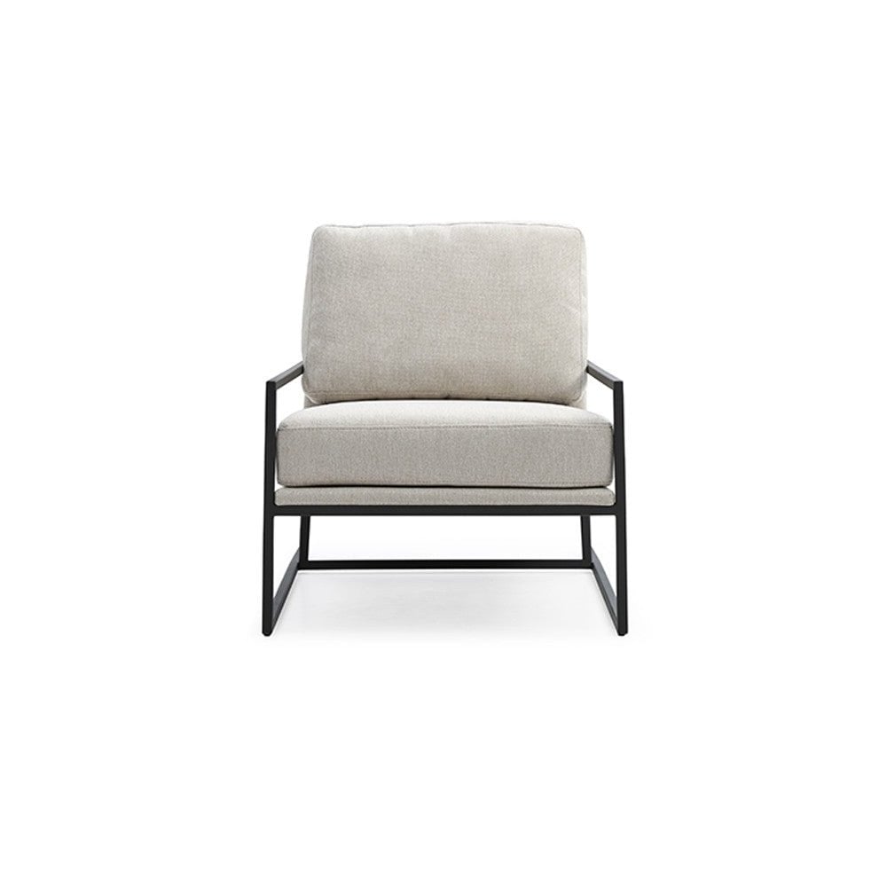 Newell Cream Lounge Chair by Tommy Franks