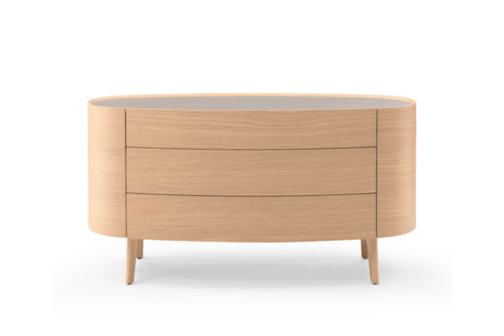 Weston Chest Of Drawers Ash & Oak Wood 3 Drawer by Tommy Franks