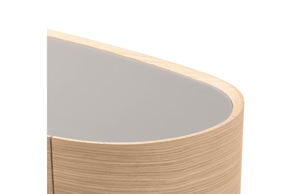 Weston Chest Of Drawers Ash & Oak Wood 3 Drawer by Tommy Franks