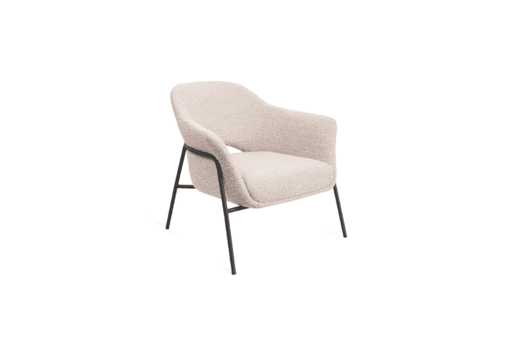 Arteta Steam Bouclé Accent Chair by Tommy Franks