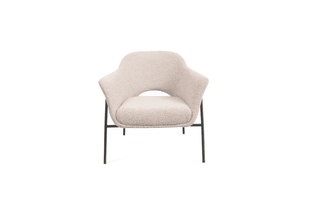 Arteta Steam Bouclé Accent Chair by Tommy Franks