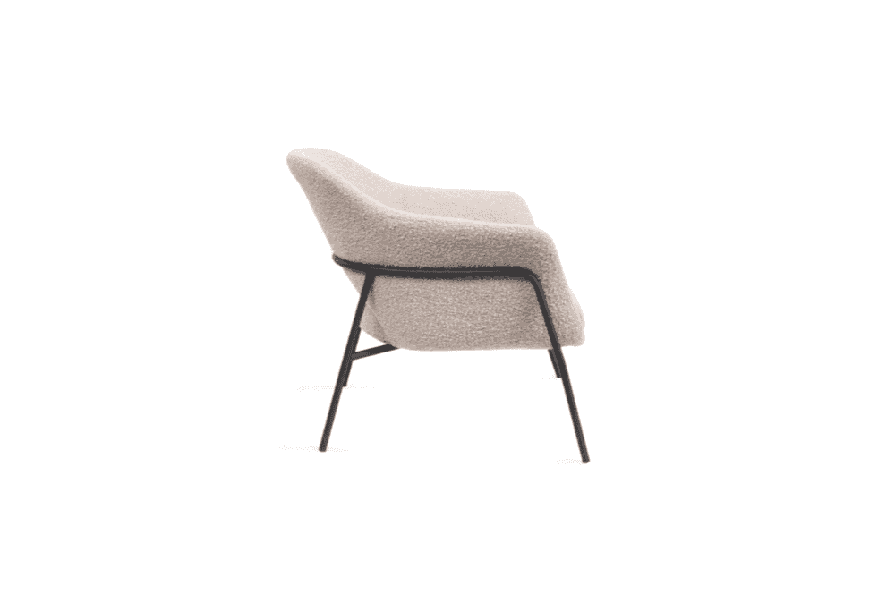 Arteta Steam Bouclé Accent Chair by Tommy Franks