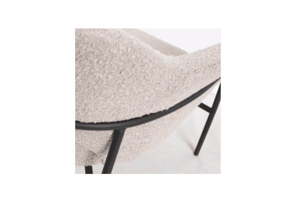 Arteta Steam Bouclé Accent Chair by Tommy Franks