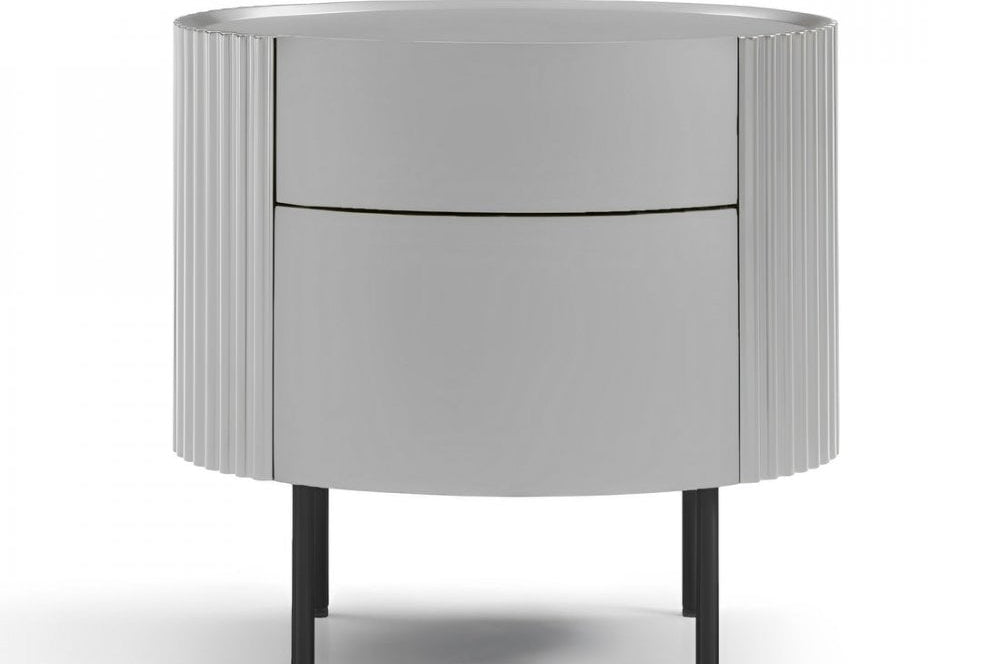Lantine Light Grey Bedside Table by Tommy Franks