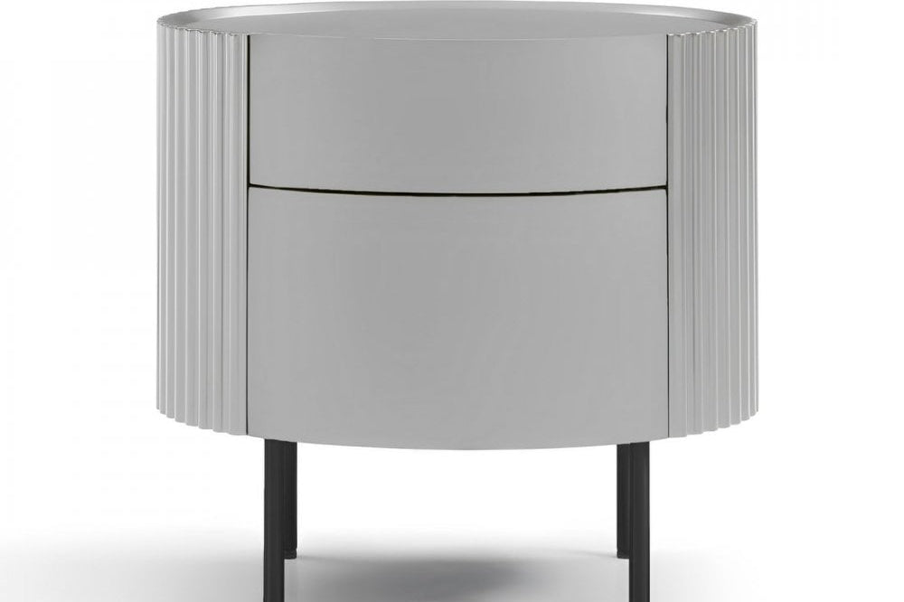 Lantine Light Grey Bedside Table by Tommy Franks