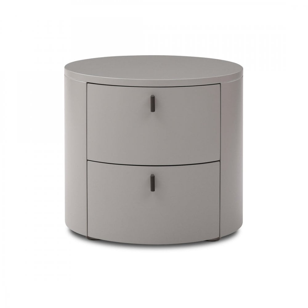 Sims Matte Grey Bedside Table by Tommy Franks