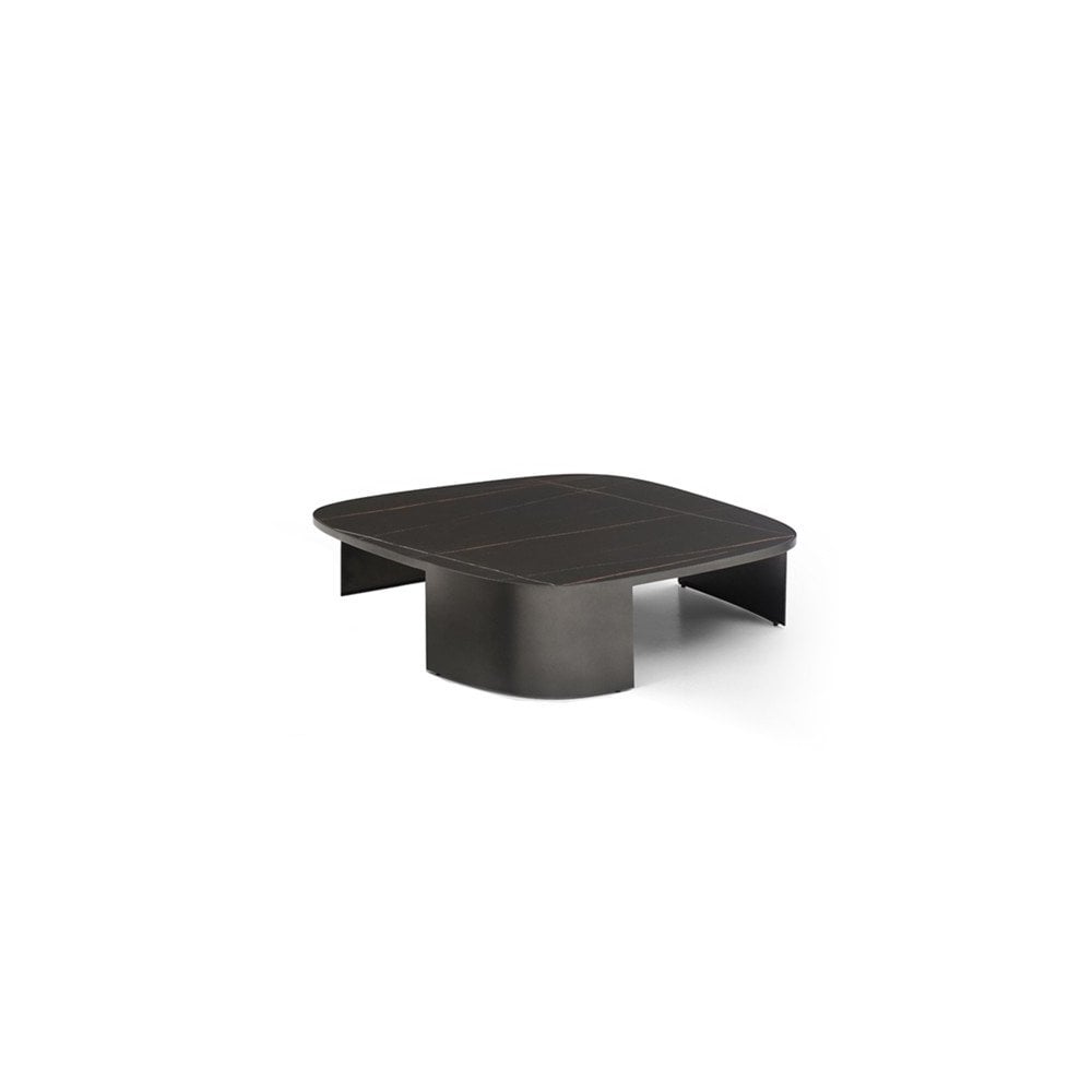 Remy Black Marble Large Coffee Table by Tommy Franks