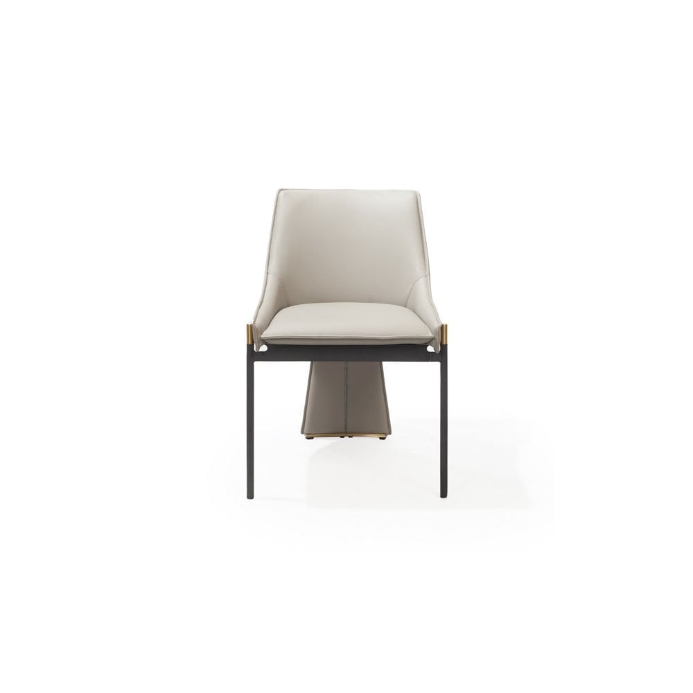 Filipo Taupe Set of 2 Dining Chairs by Tommy Franks