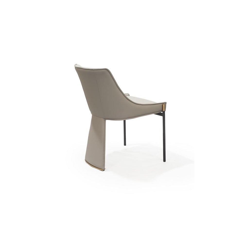 Filipo Taupe Set of 2 Dining Chairs by Tommy Franks