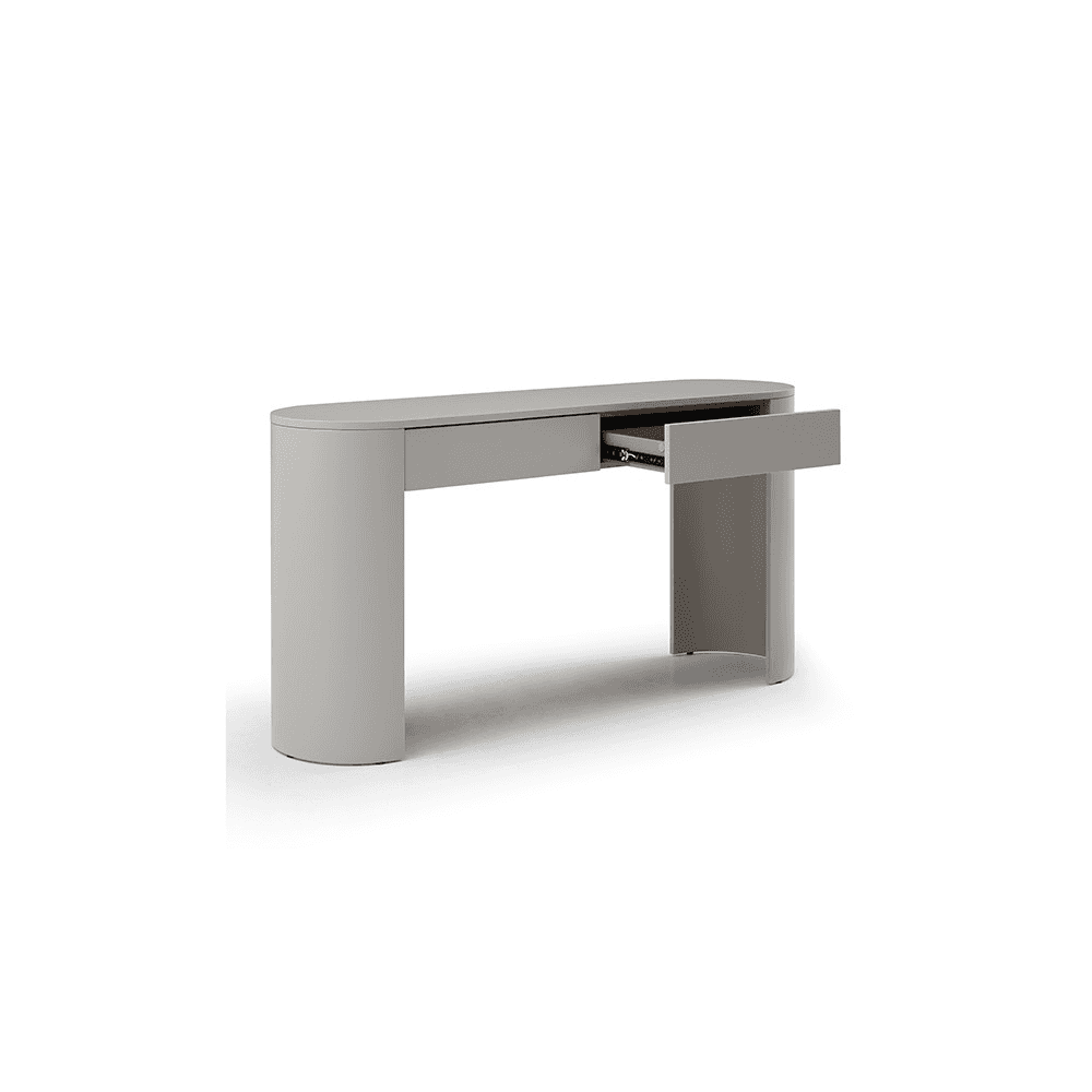 Oakura Matte Beige Console by Tommy Franks
