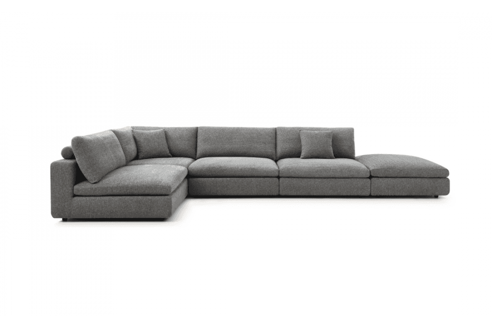 Blanco Charcoal 5 Piece Modular Sofa by Tommy Franks