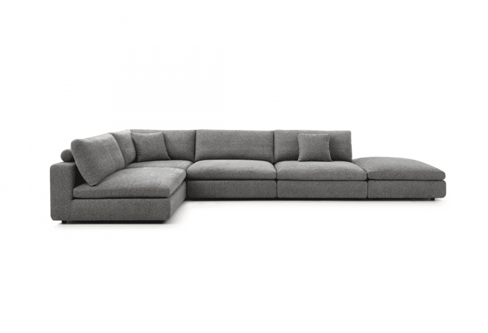 Blanco Charcoal 5 Piece Modular Sofa by Tommy Franks