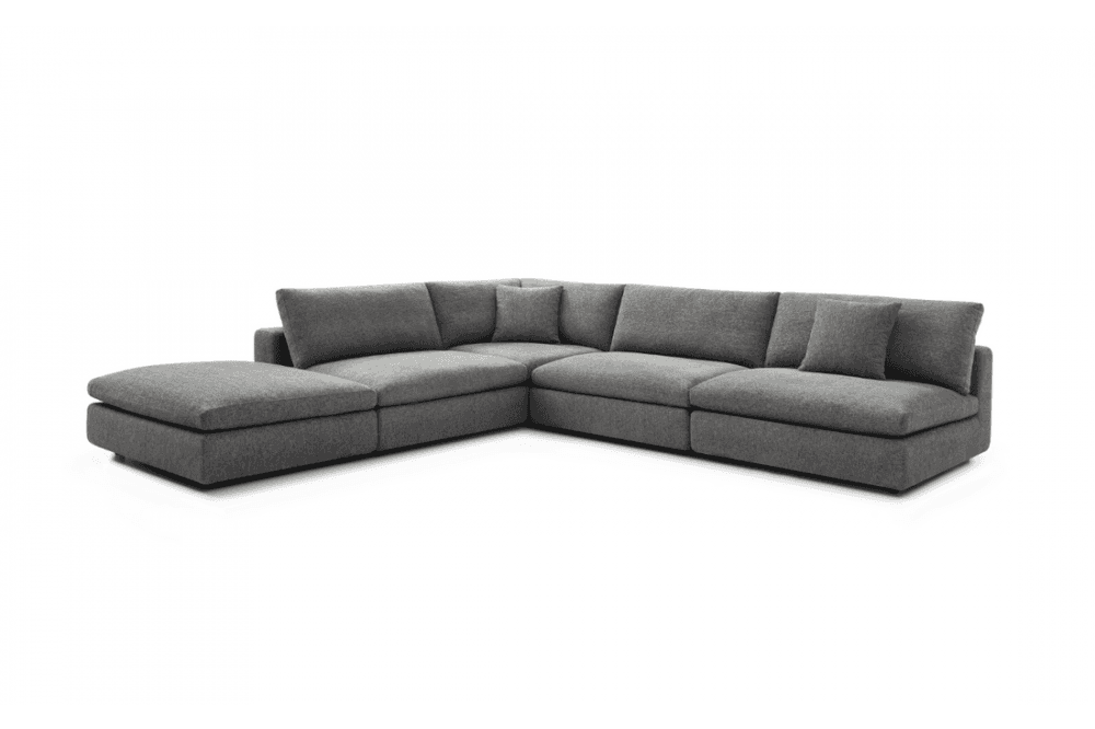 Blanco Charcoal 5 Piece Modular Sofa by Tommy Franks