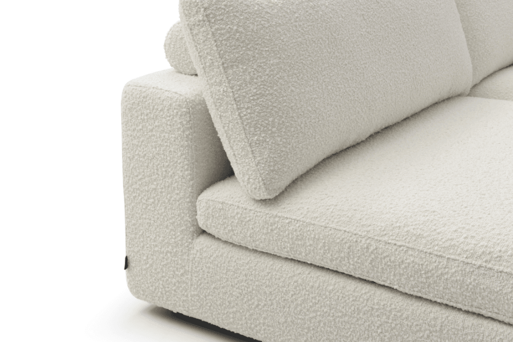 Blanco Polar Bouclé 5 Piece Modular Sofa by Tommy Franks
