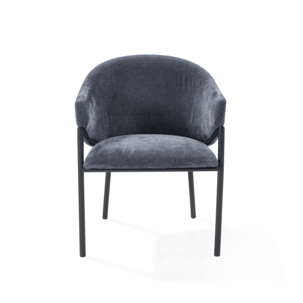 Aidan Navy Armchairs Set of 2 by Tommy Franks