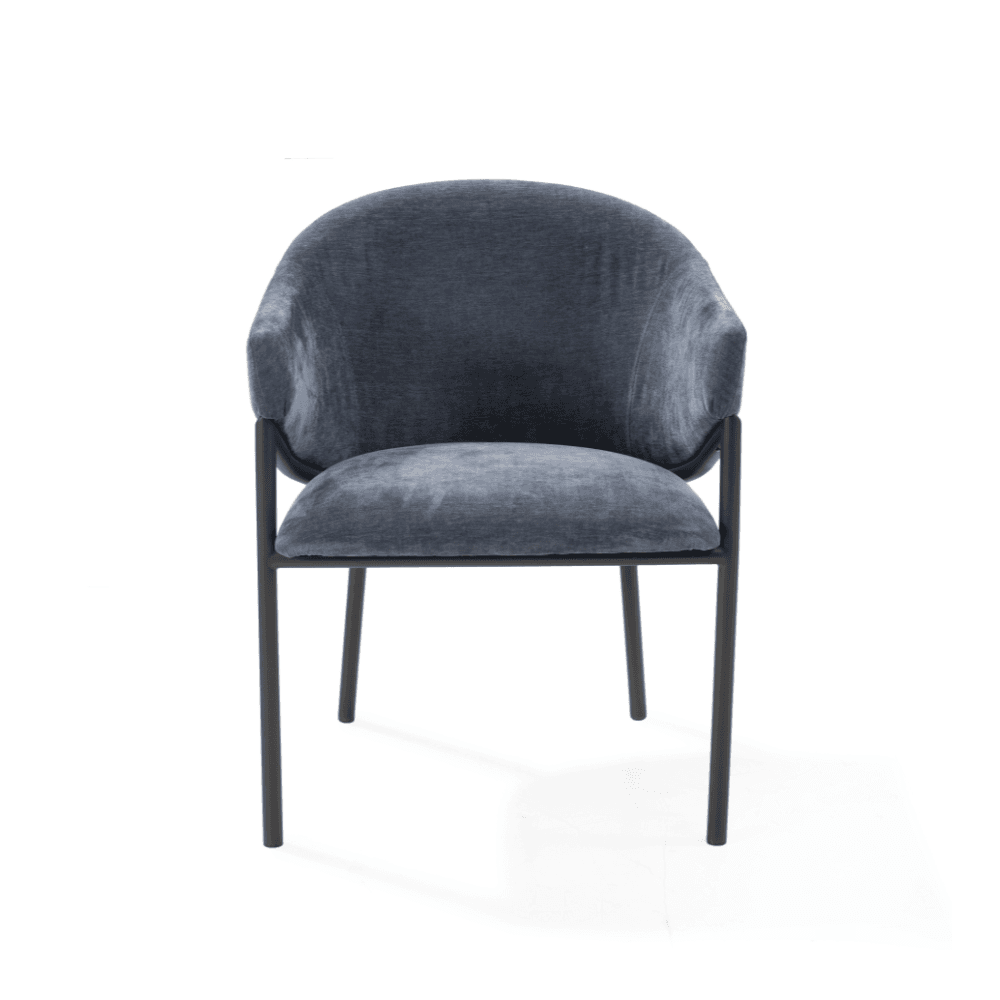 Aidan Navy Armchairs Set of 2 by Tommy Franks