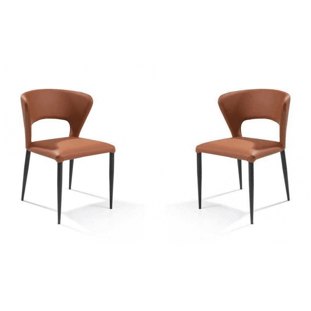 Pari II Tan Dining Chair Set of 2 by Tommy Franks