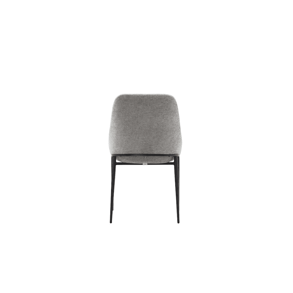 Scande Grey Fabric Dining Chairs Set of 2 by Tommy Franks